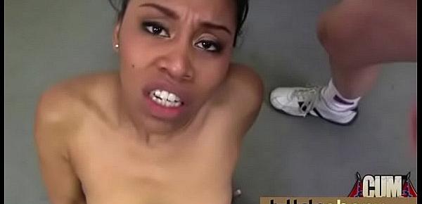  Naughty black wife gang banged by white friends 30